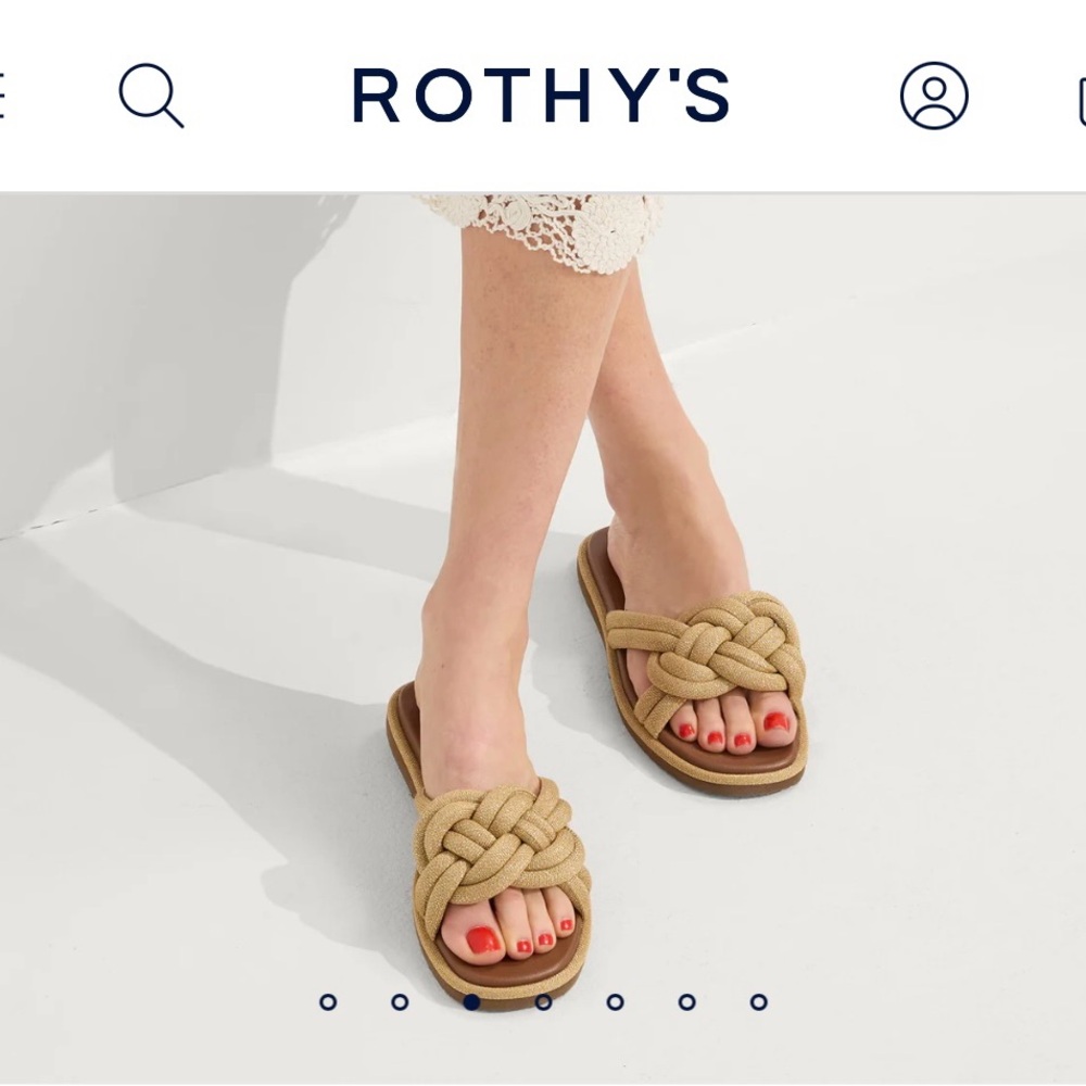 Rothy's The Summer Sandal in Golden Sun